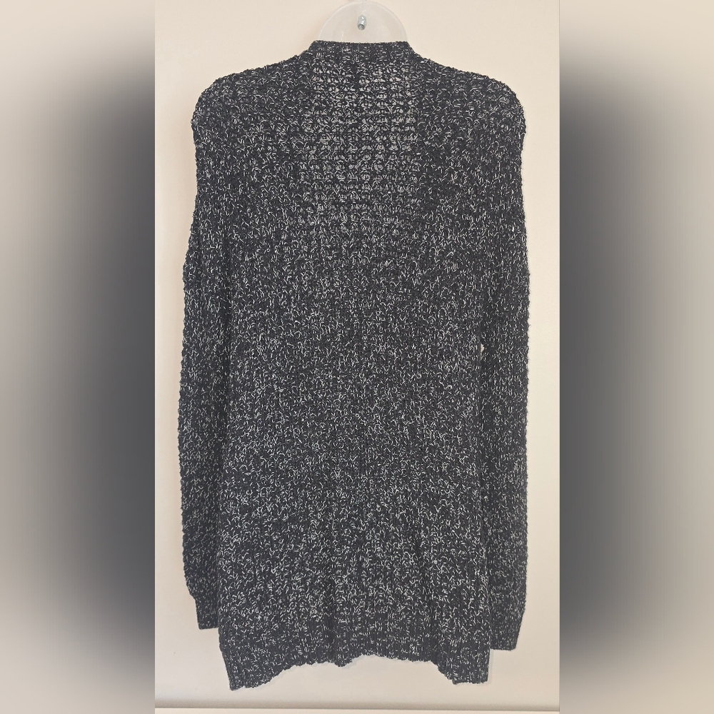 Express Knit Cardigan Sweater Black Womens Size Medium - Picture 8 of 10